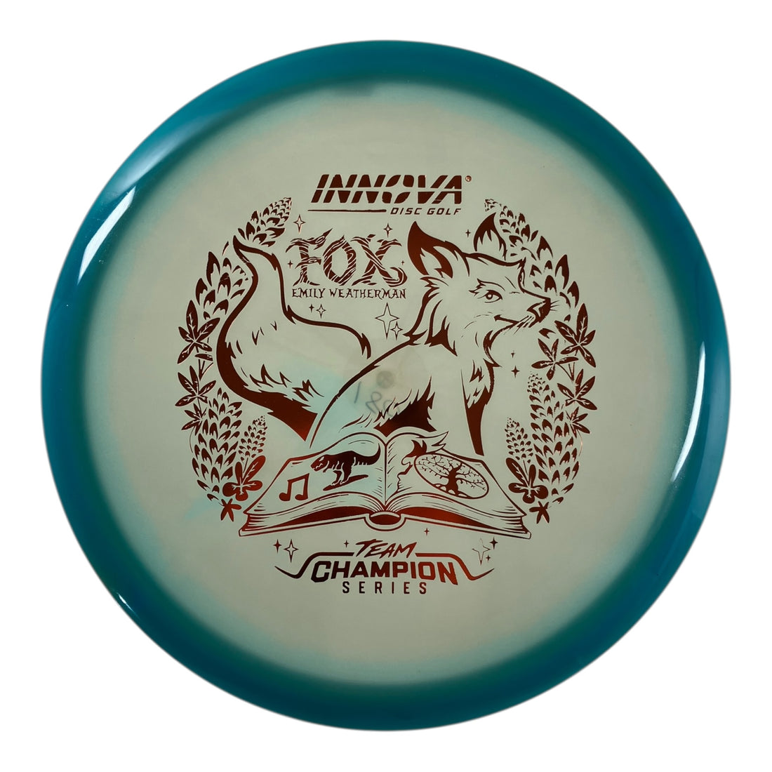 Innova Champion Discs Fox | Proto Glow Halo Champion | Blue/Bronze 180g (Emily Weatherman) Disc Golf