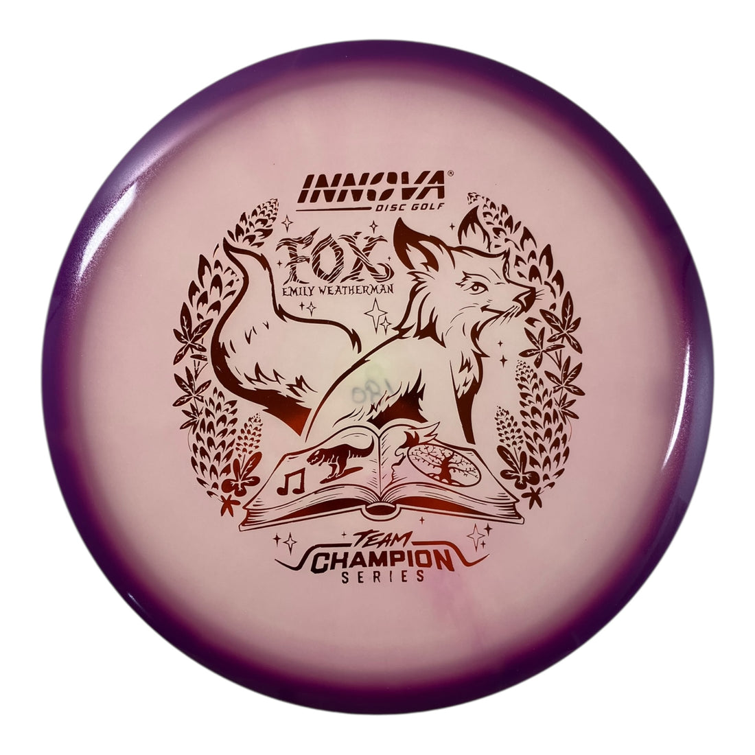 Innova Champion Discs Fox | Proto Glow Halo Champion | Purple/Bronze 180g (Emily Weatherman) Disc Golf