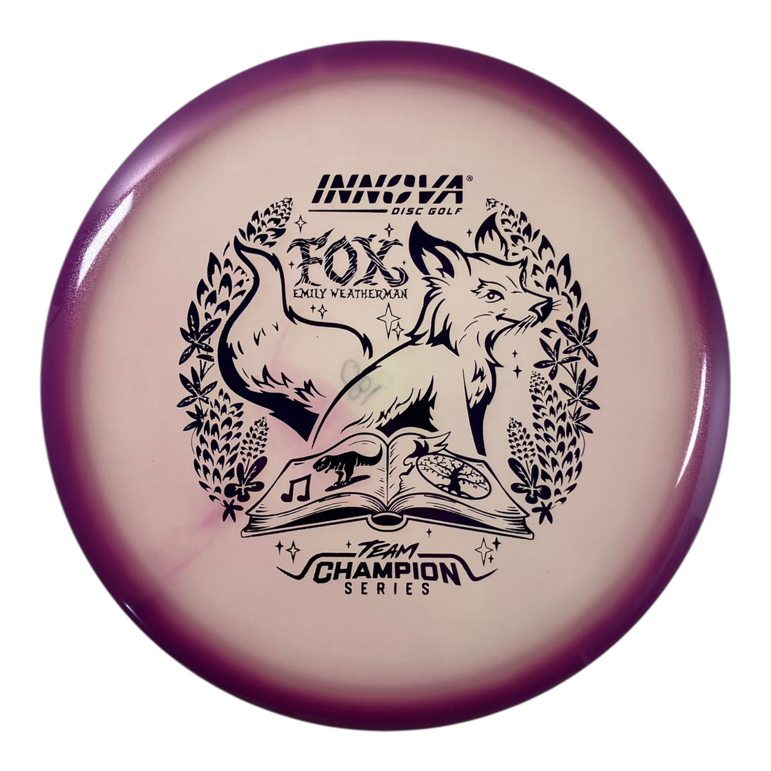 Innova Champion Discs Fox | Proto Glow Halo Champion | Purple/Purple 180g (Emily Weatherman) Disc Golf