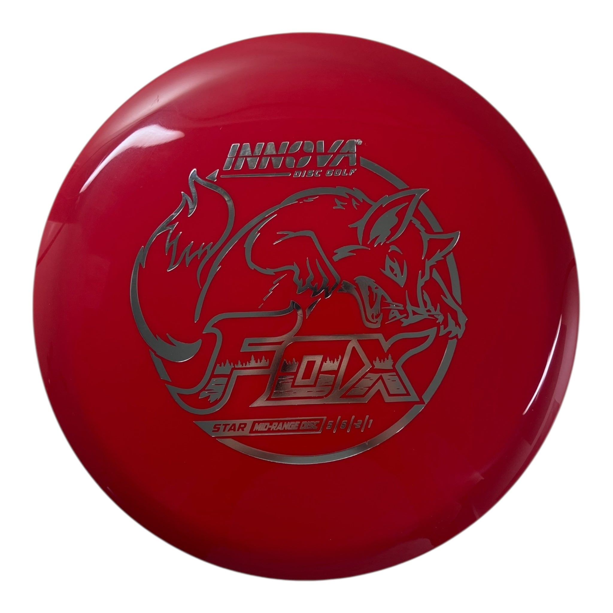 Innova Champion Discs Fox | Star | Red/Silver 165g Disc Golf
