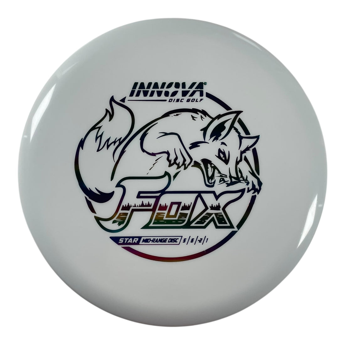 Innova Champion Discs Fox | Star | White/Rainbow 174-176g Disc Golf