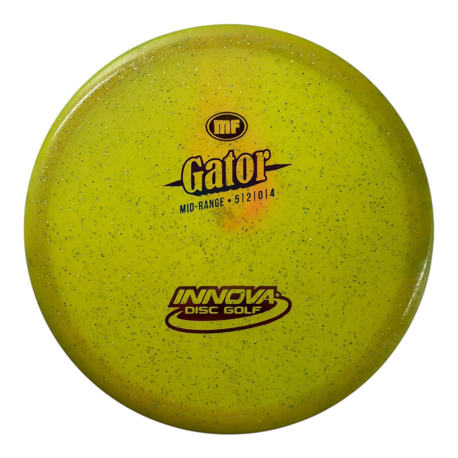Innova Champion Discs Gator | Metal Flake | Yellow/Rainbow 164g Disc Golf