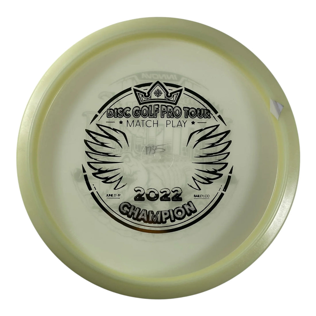 Innova Champion Discs Gator3 | Champion Glow | Glow/Red 175g (Joel Freeman 2022 Match Play Champion) Disc Golf