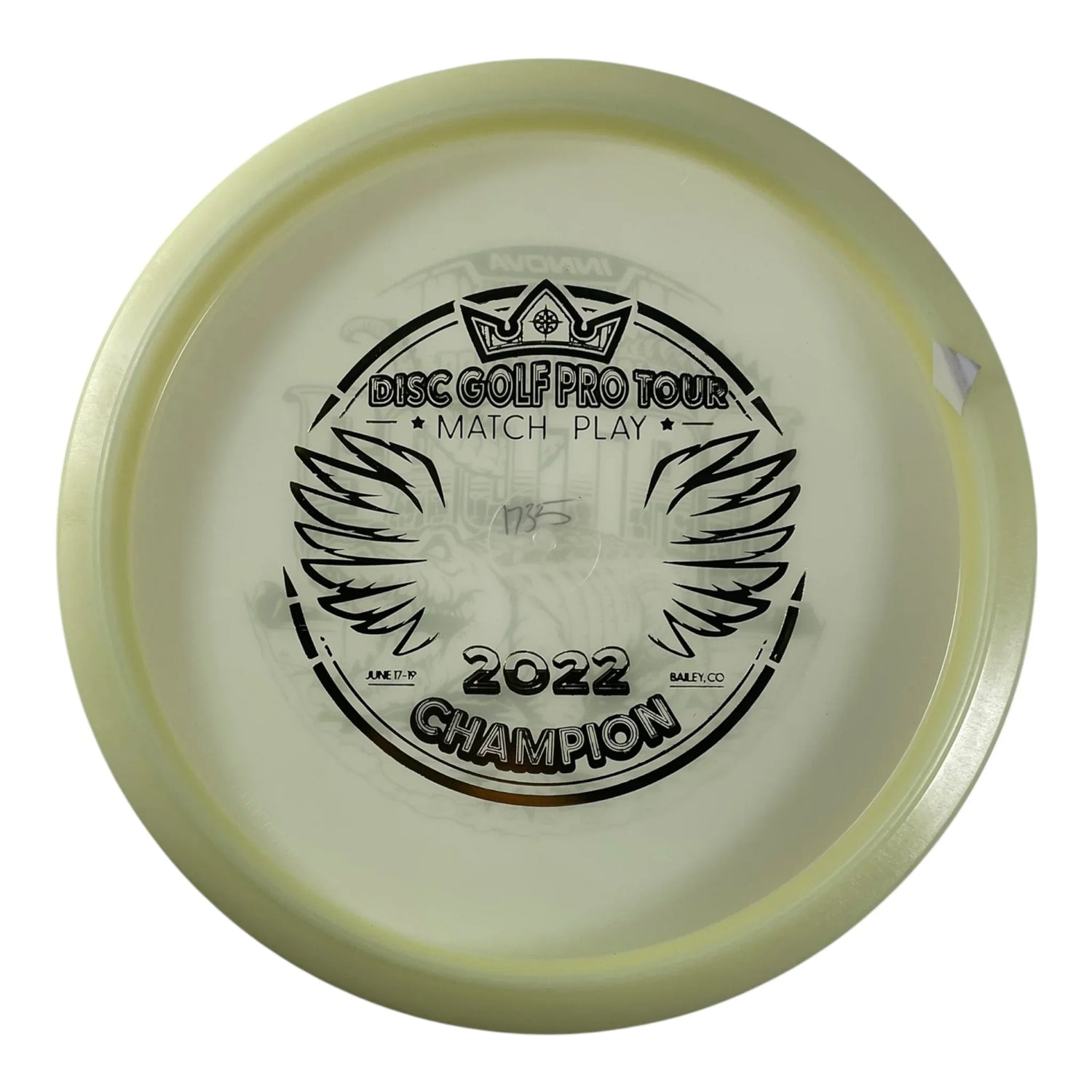 Innova Champion Discs Gator3 | Champion Glow | Glow/Red 175g (Joel Freeman 2022 Match Play Champion) Disc Golf