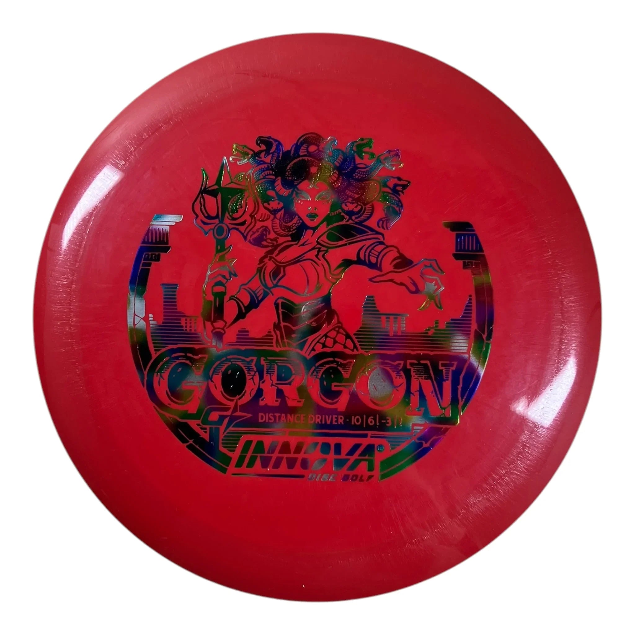 Innova Champion Discs Gorgon | GStar | Red/Rainbow 175g Disc Golf