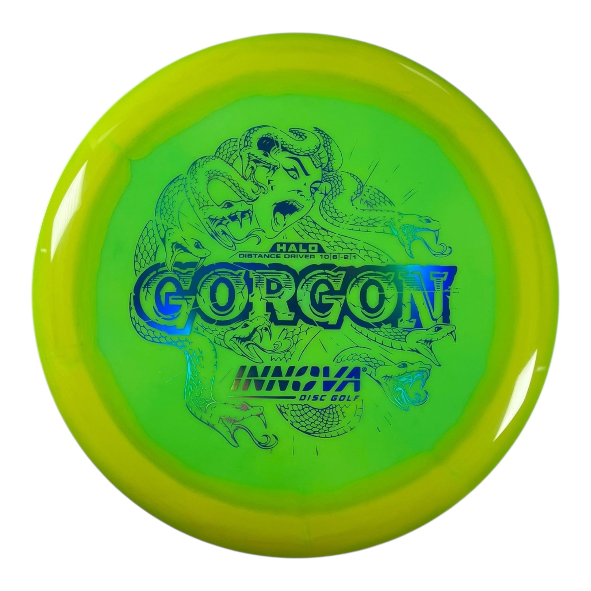 Innova Champion Discs Gorgon | Halo Star | Green/Yellow/Blue Holo 171g Disc Golf