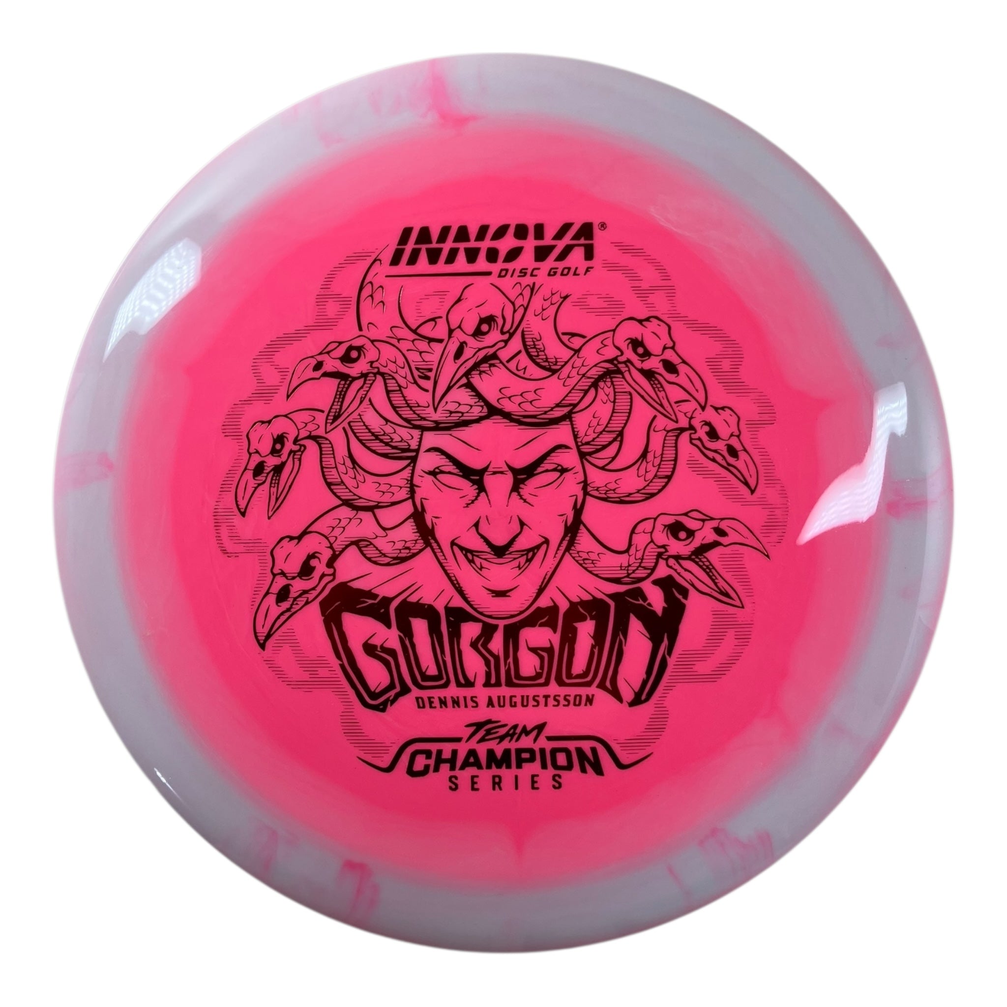 Innova Champion Discs Gorgon | Halo Star | Pink/Red 175g (Dennis Augustsson) Disc Golf