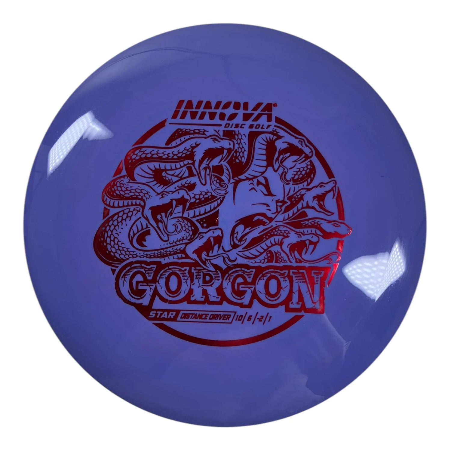 Innova Champion Discs Gorgon | Star | Purple/Red 175g Disc Golf