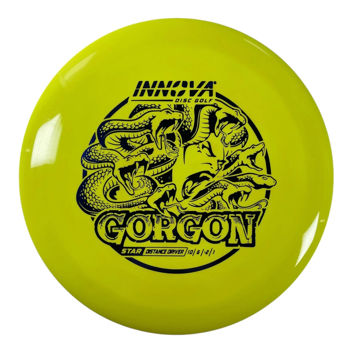 Innova Champion Discs Gorgon | Star | Yellow/Purple 175g Disc Golf