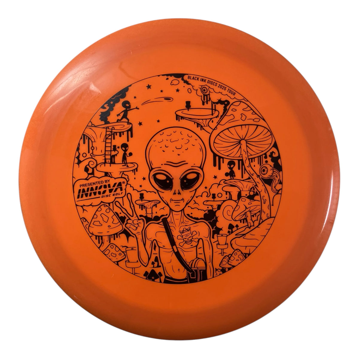 Innova Champion Discs Gorgon - Used Like New | Star | Orange/Black 163g (Black Ink Discs) Disc Golf