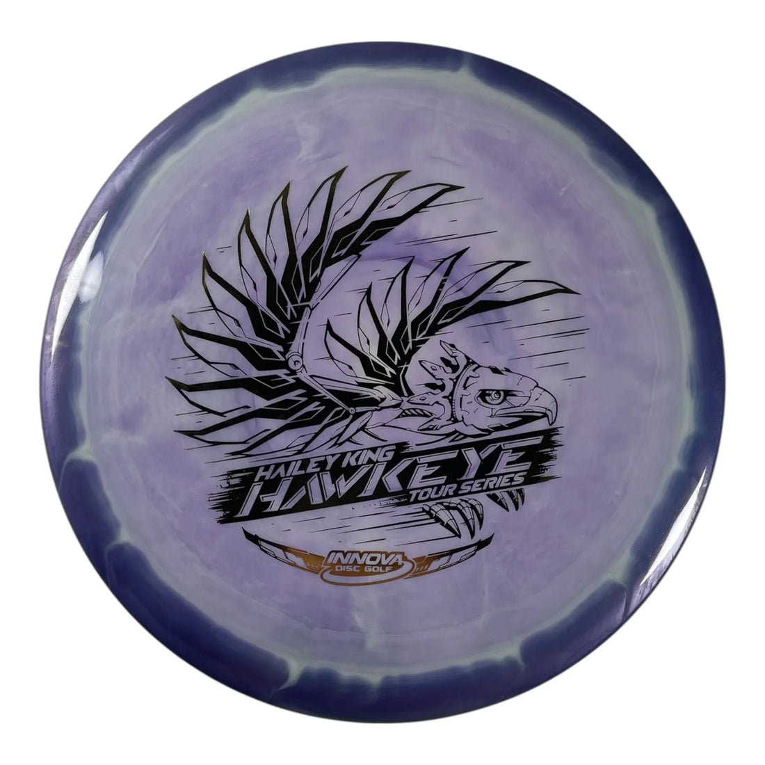 Innova Champion Discs Hawkeye | Halo Star | Purple/Gold 173g (2022 Hailey King USWDGC) Disc Golf