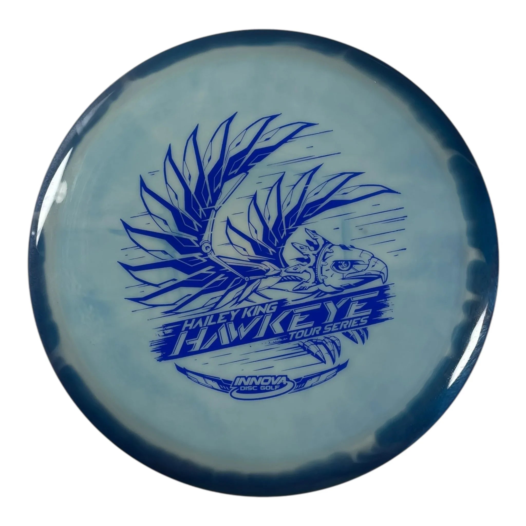 Innova Champion Discs Hawkeye | Halo Star | White/Blue 175g (2022 Hailey King) Disc Golf