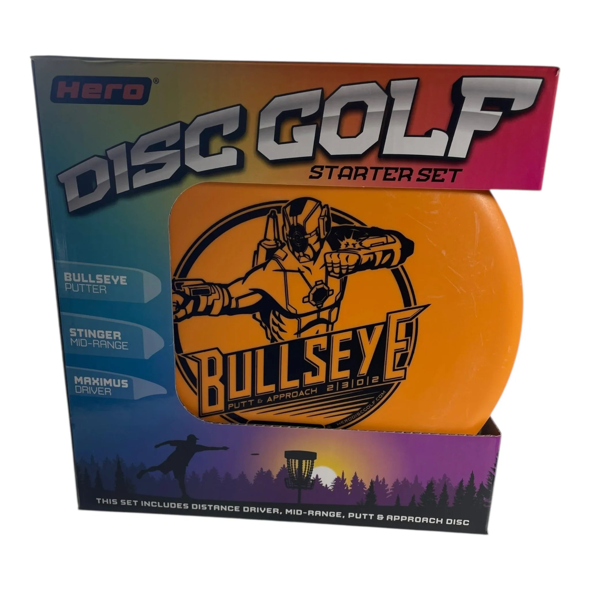 Hero Disc Golf Set - Includes Maximus, Stinger, and Bullseye by