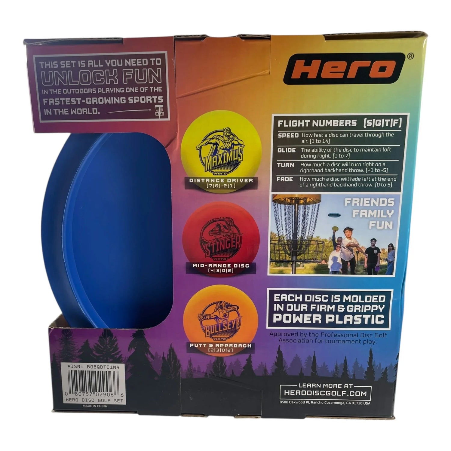 Innova Champion Discs Hero Disc Golf Set - Includes Maximus, Stinger, and Bullseye Disc Golf