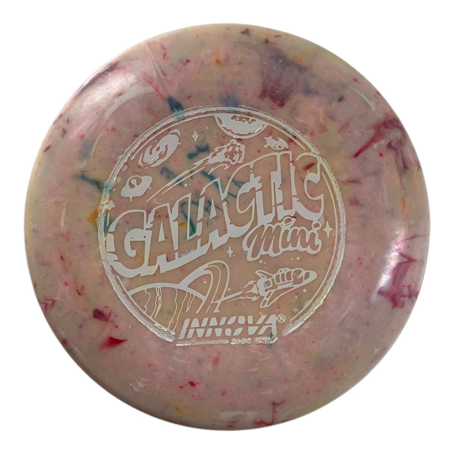 Innova Champion Discs Innova Galactic Mini Marker Disc | Yellow/White Disc Golf