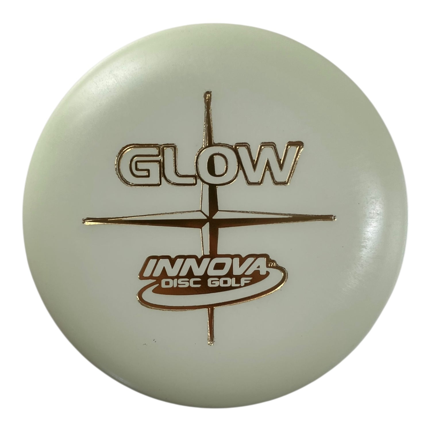 Innova Champion Discs Innova Glow Mini Marker Disc | Glow/Gold Disc Golf
