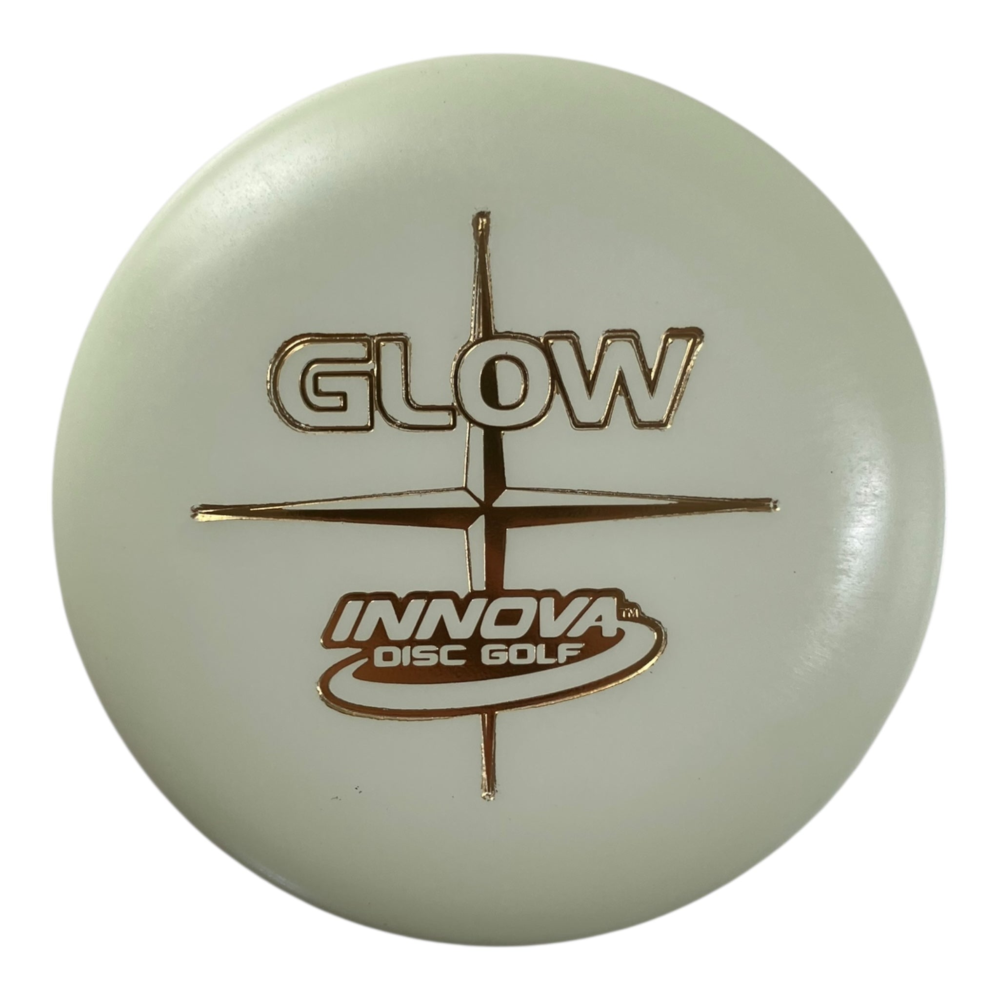 Innova Champion Discs Innova Glow Mini Marker Disc | Glow/Gold Disc Golf