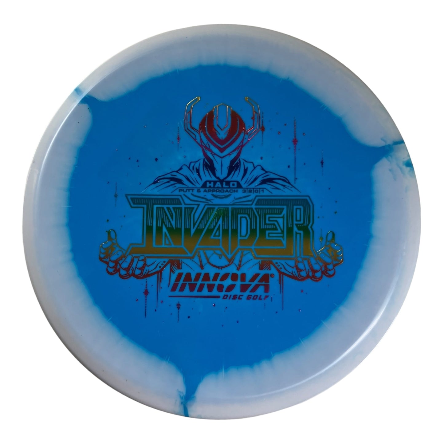 Innova Champion Discs Invader | Halo | Blue/Rainbow 167g Disc Golf