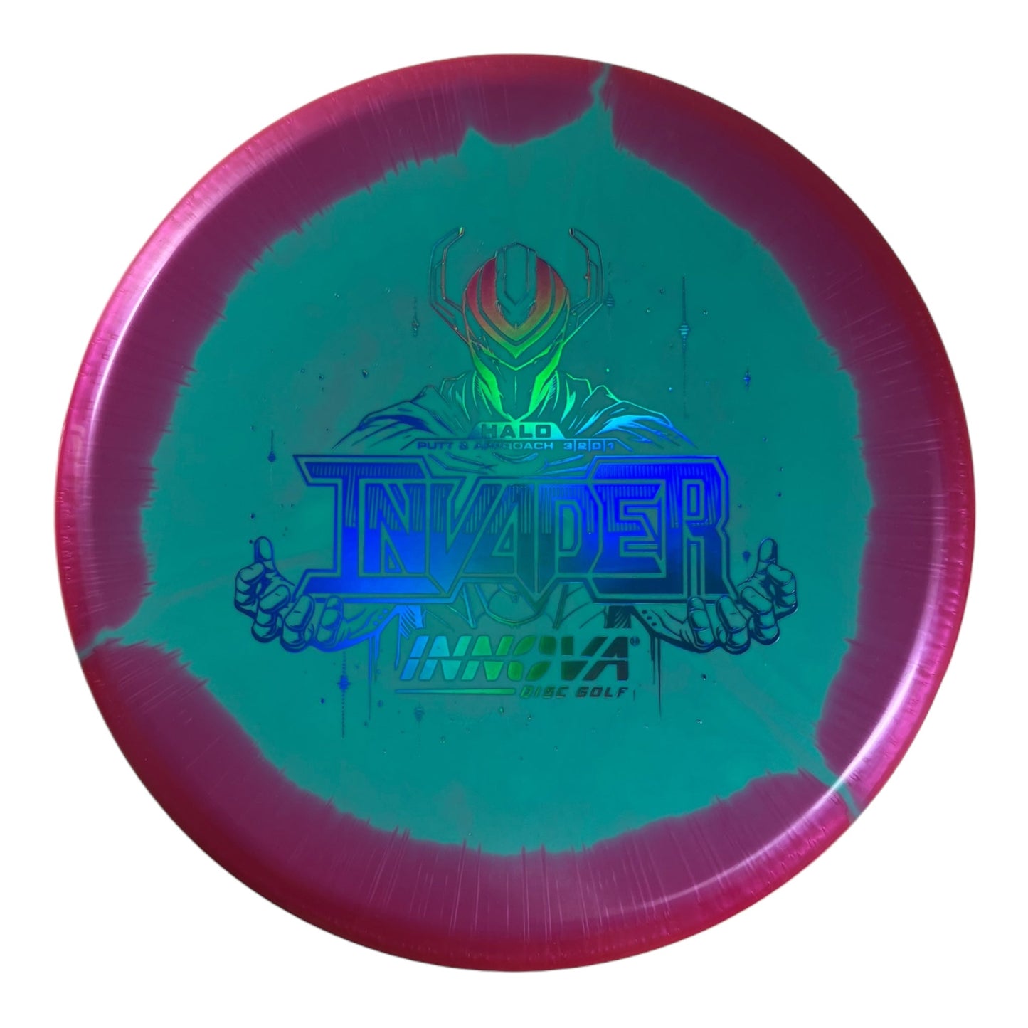 Innova Champion Discs Invader | Halo | Pink/Blue 166g Disc Golf