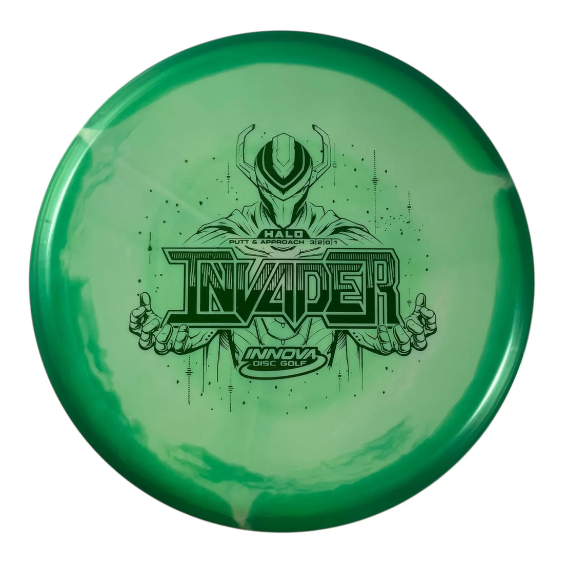 Innova Champion Discs Invader | Halo Star | Green/Green 175g (Factory Store) Disc Golf