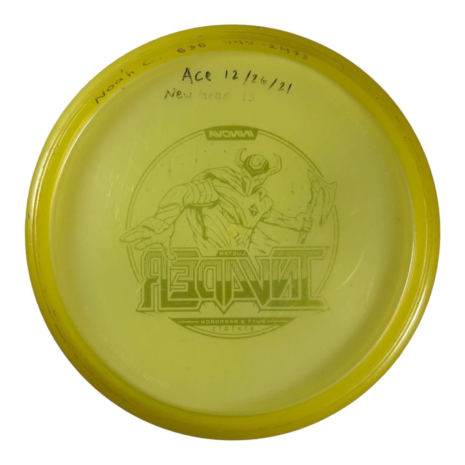Innova Champion Discs Invader - Used Good | Luster | Yellow/Green 173g Disc Golf