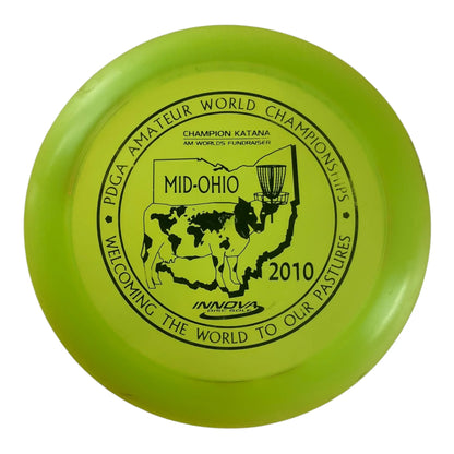 Innova Champion Discs Katana - Used Fair | Champion | Green/Black 170g (First Run - AM Worlds 2010) Disc Golf