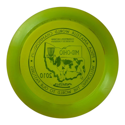 Innova Champion Discs Katana - Used Fair | Champion | Green/Black 170g (First Run - AM Worlds 2010) Disc Golf
