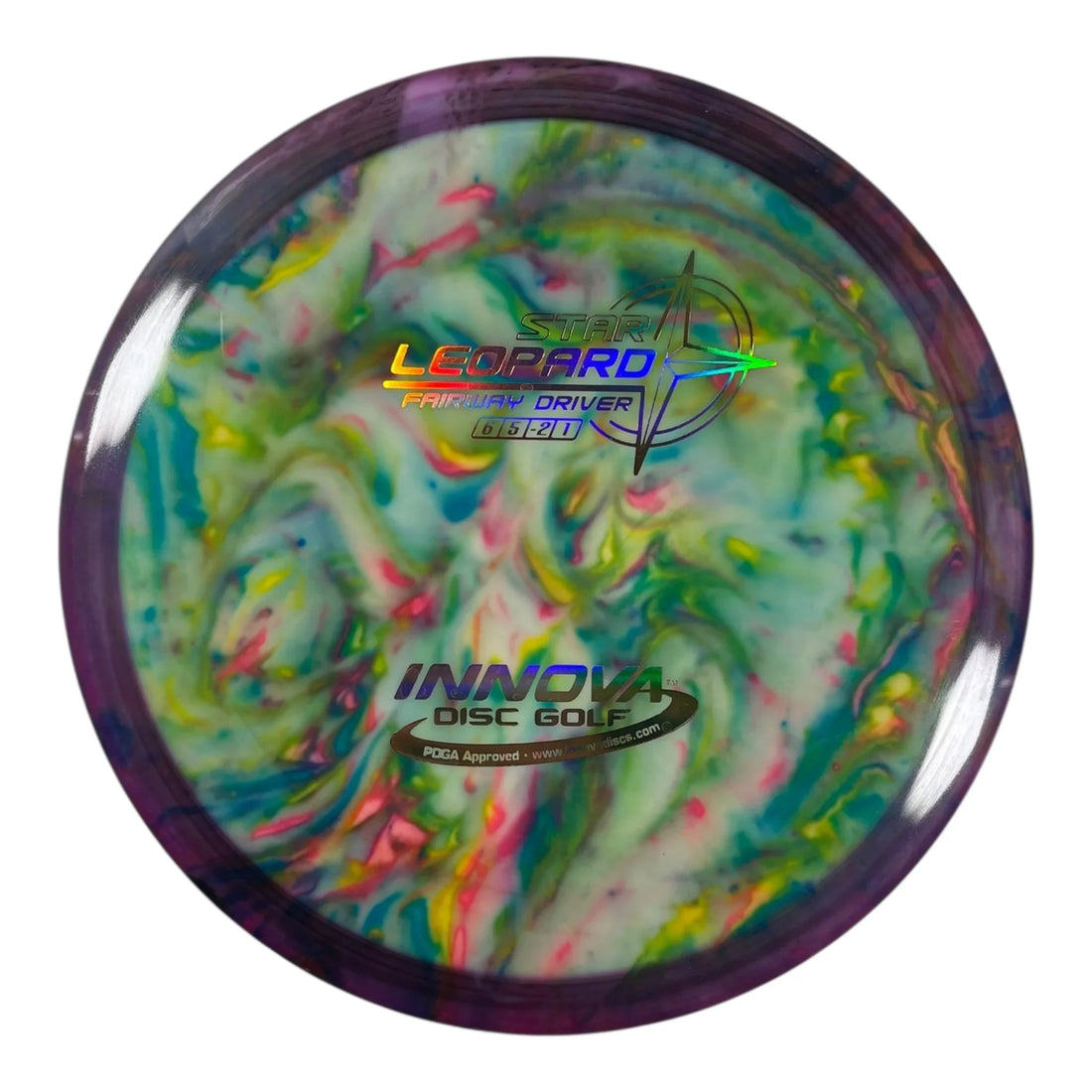 Innova Champion Discs Leopard | Star | Green/Gold Holo 175g (Brainwave Dye) Disc Golf