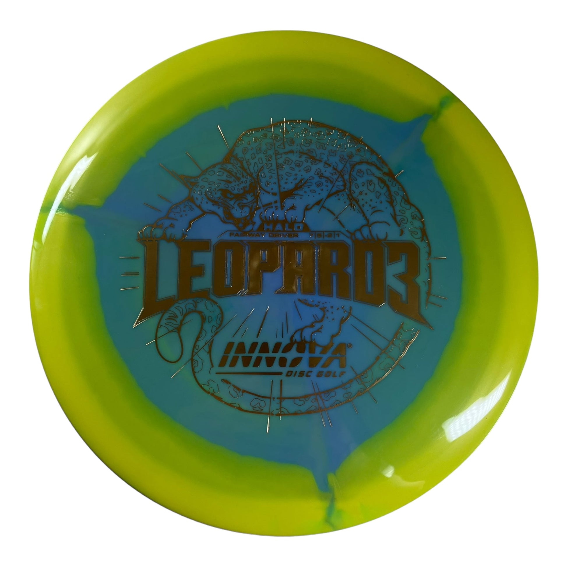 Innova Champion Discs Leopard3 | Halo | Yellow/Gold 162g Disc Golf