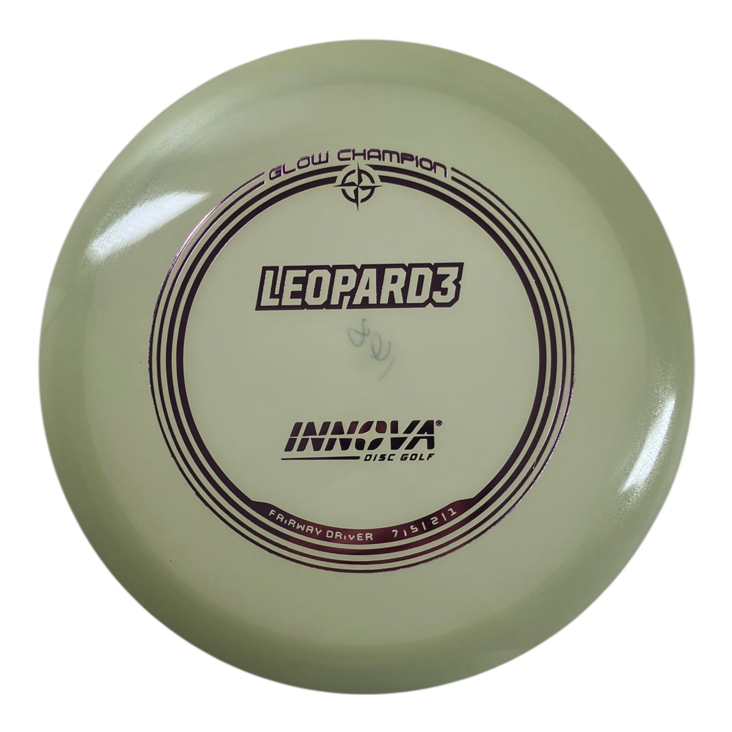 Innova Champion Discs Leopard3 | Champion Glow | Glow/Pink 168g Disc Golf
