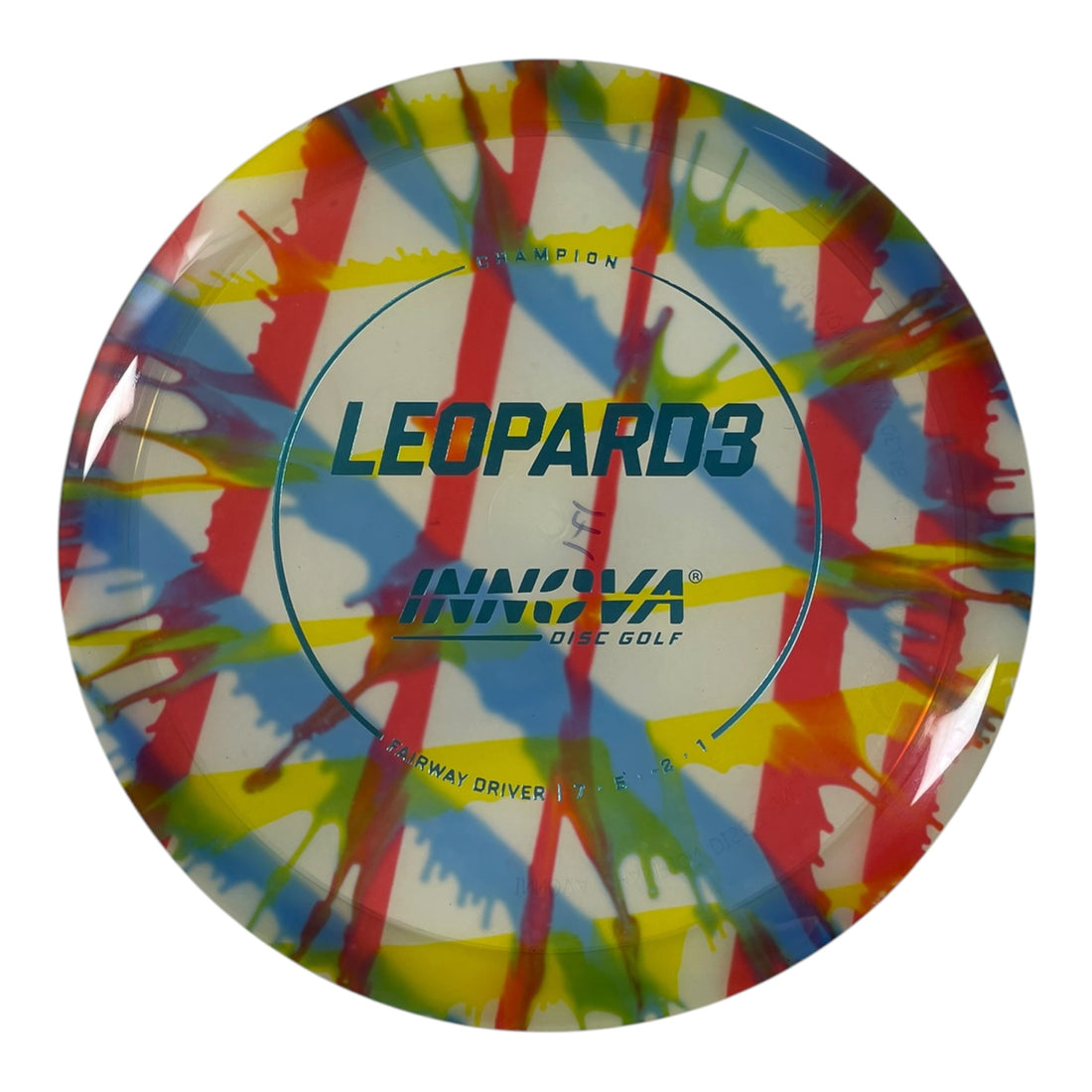 Innova Champion Discs Leopard3 | Champion I-Dye | Multi/Blue 171g Disc Golf