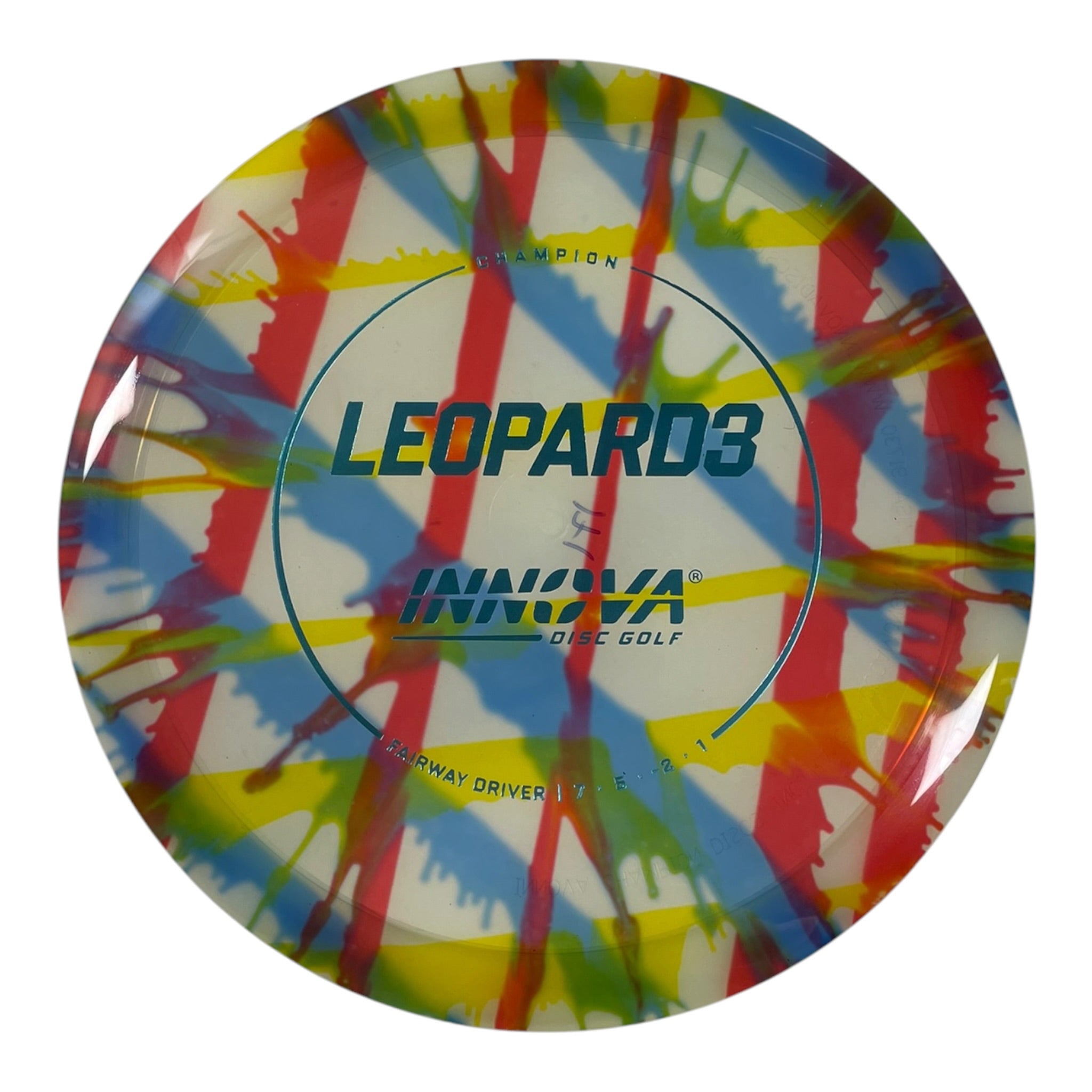 Innova Champion Discs Leopard3 | Champion I-Dye | Multi/Blue 171g Disc Golf