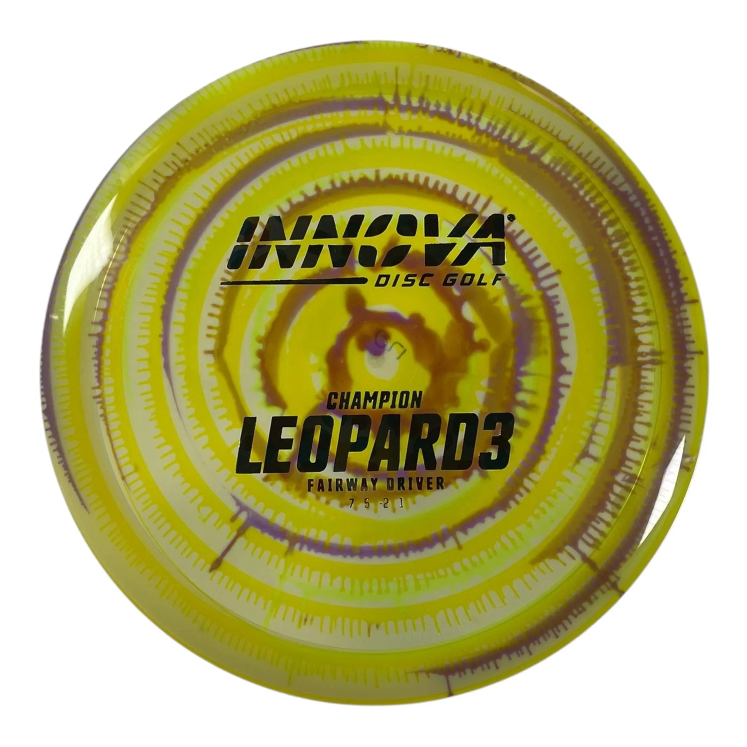 Innova Champion Discs Leopard3 | Champion I-Dye | Yellow/Wonderbread 170g Disc Golf