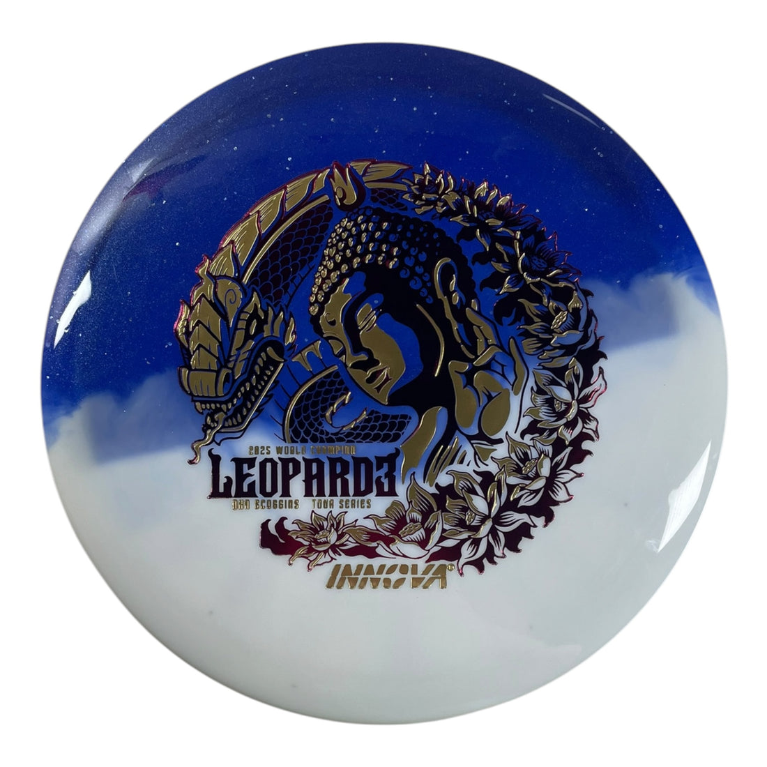 Innova Champion Discs Leopard3 | Duo | Blue/Gold 174g (Ohn Scoggins) Disc Golf