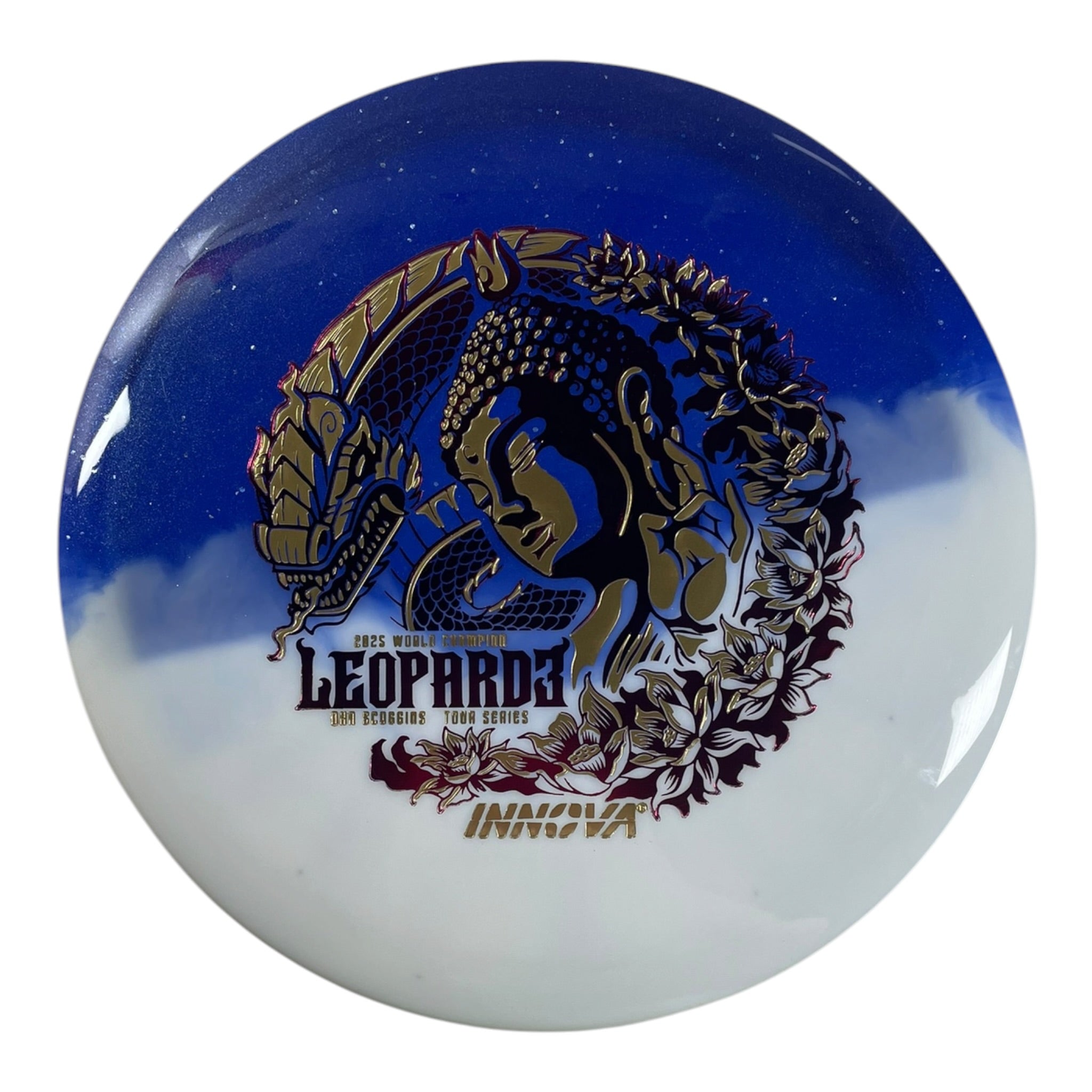 Innova Champion Discs Leopard3 | Duo | Blue/Gold 174g (Ohn Scoggins) Disc Golf