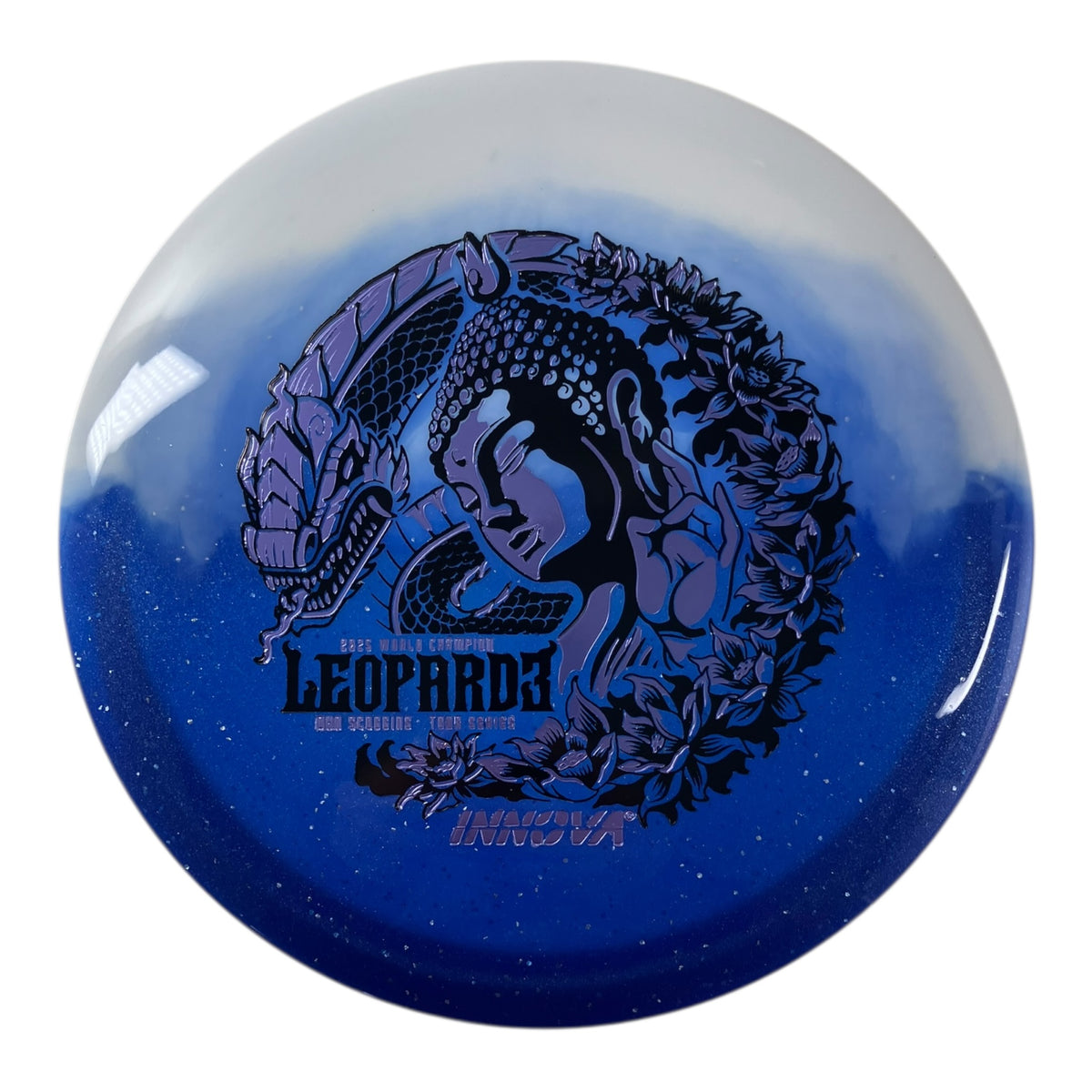 Innova Champion Discs Leopard3 | Duo | Blue/Purple 173g (Ohn Scoggins) Disc Golf
