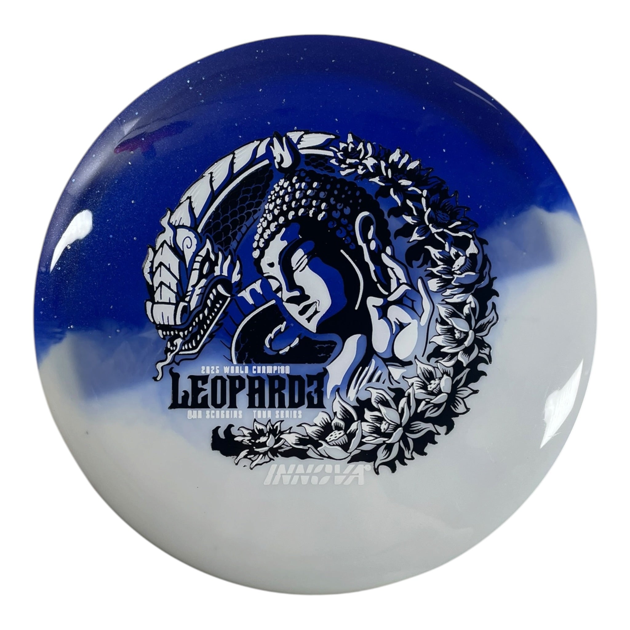 Innova Champion Discs Leopard3 | Duo | Blue/White 174g (Ohn Scoggins) Disc Golf