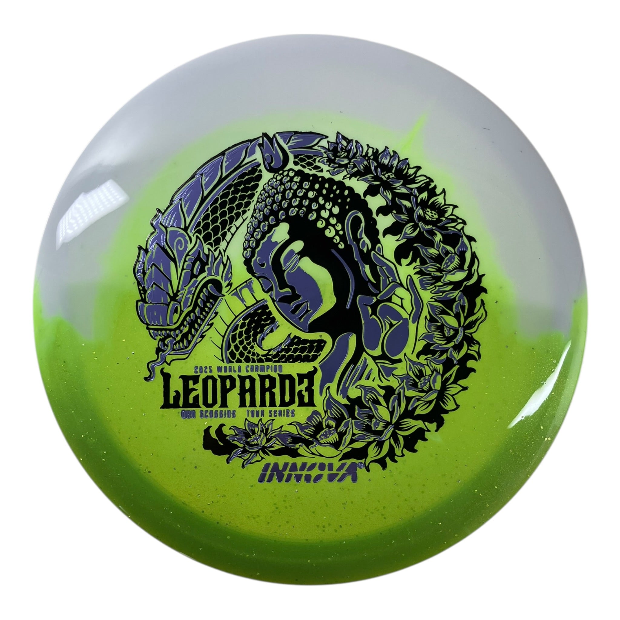 Innova Champion Discs Leopard3 | Duo | Green/Purple 173g (Ohn Scoggins) Disc Golf