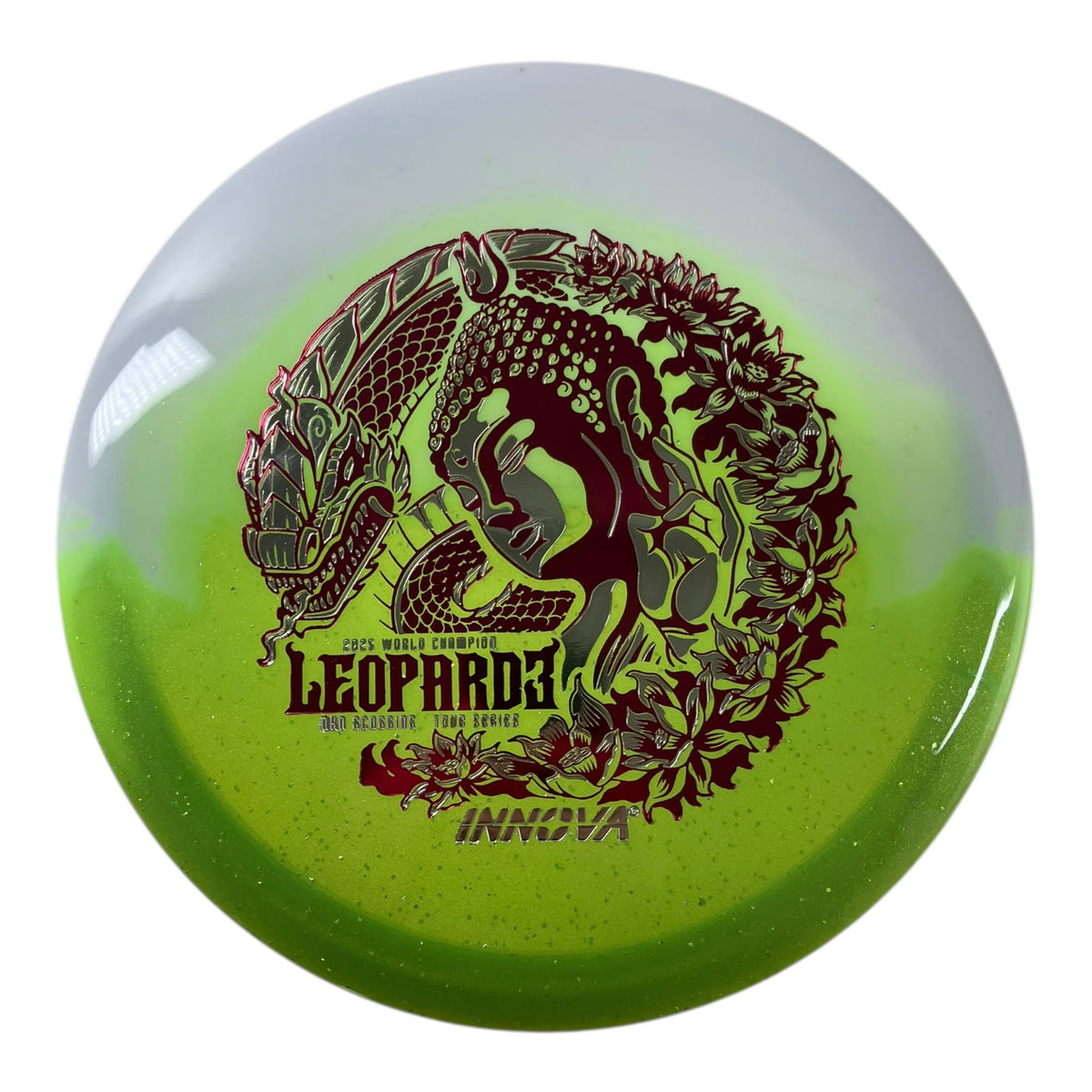 Innova Champion Discs Leopard3 | Duo | Green/Red 173g (Ohn Scoggins) Disc Golf