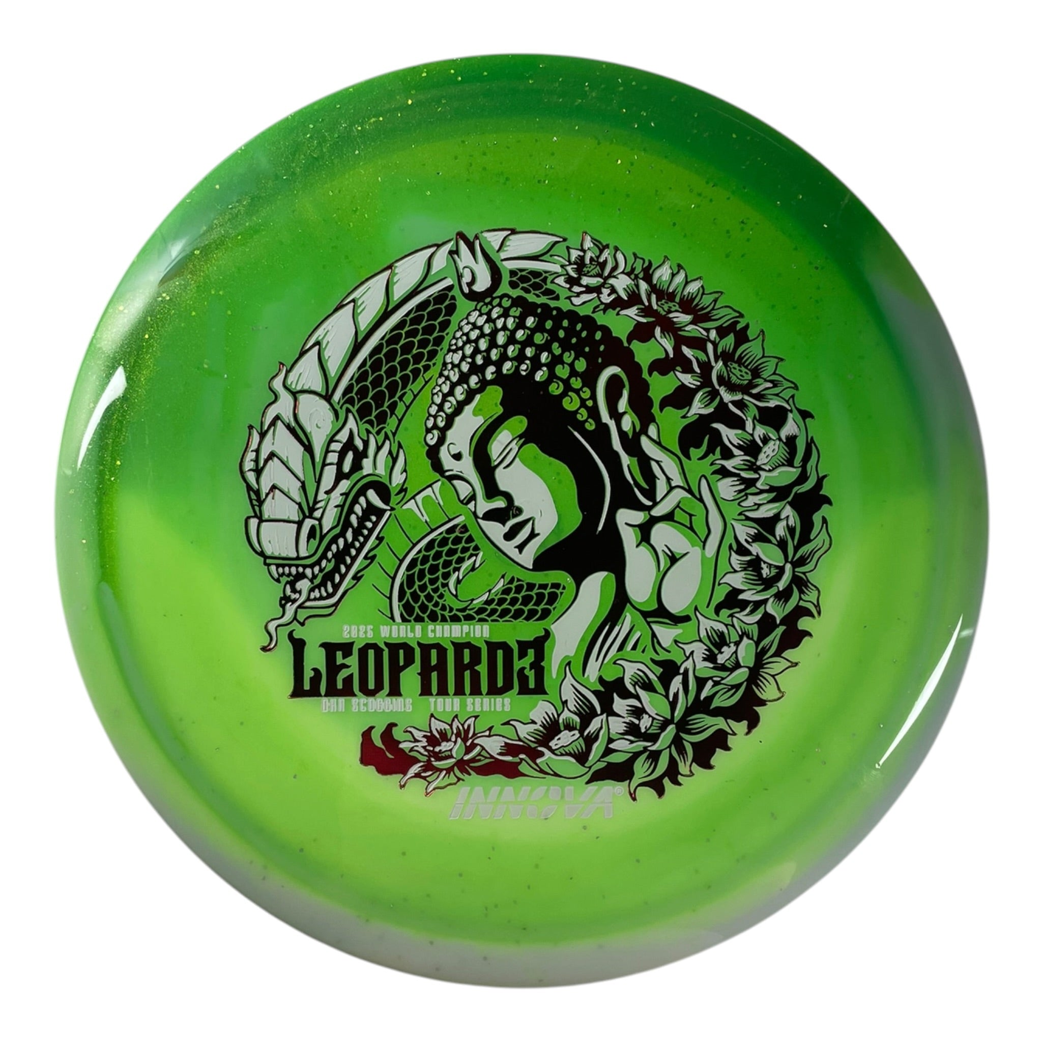 Innova Champion Discs Leopard3 | Duo | Green/Red 175g (Ohn Scoggins) Disc Golf