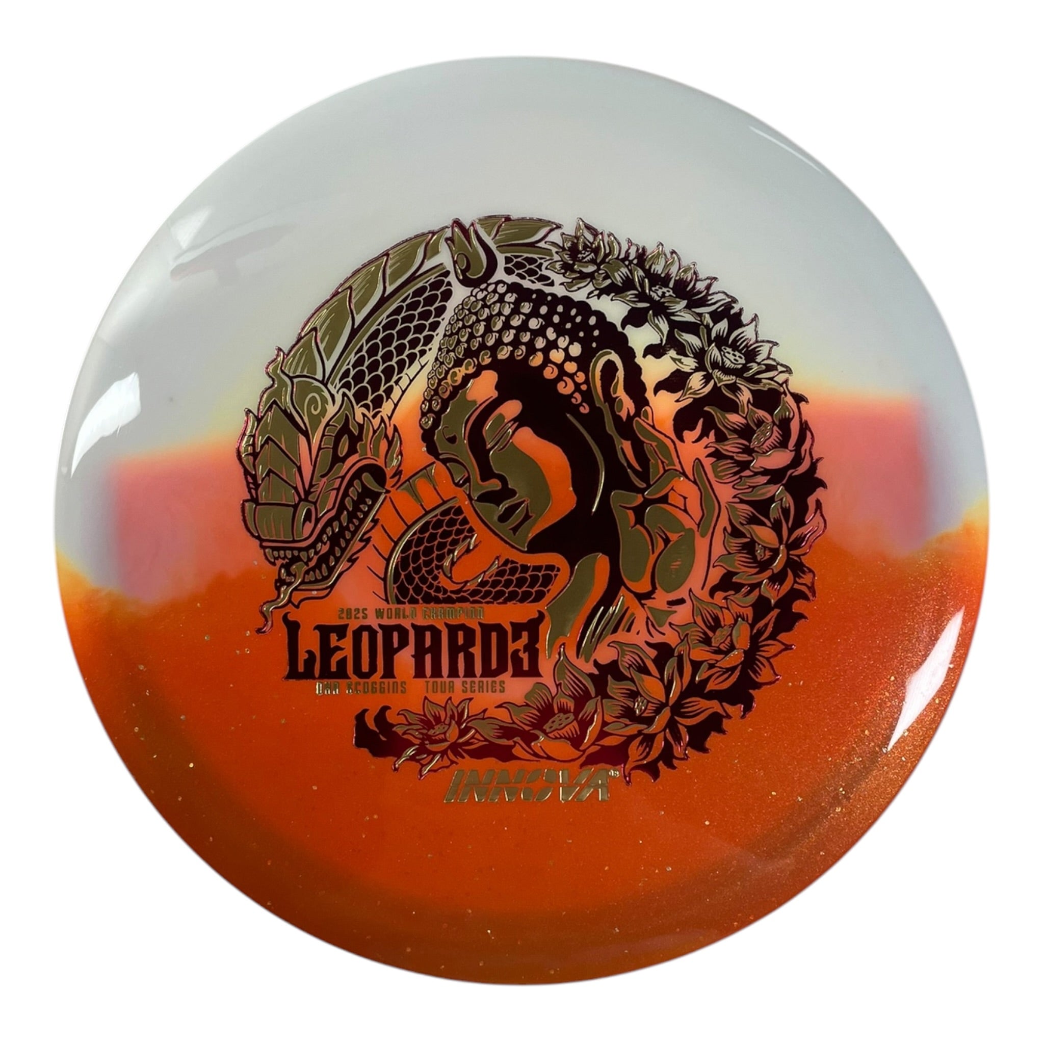 Innova Champion Discs Leopard3 | Duo | Orange/Gold 173g (Ohn Scoggins) Disc Golf