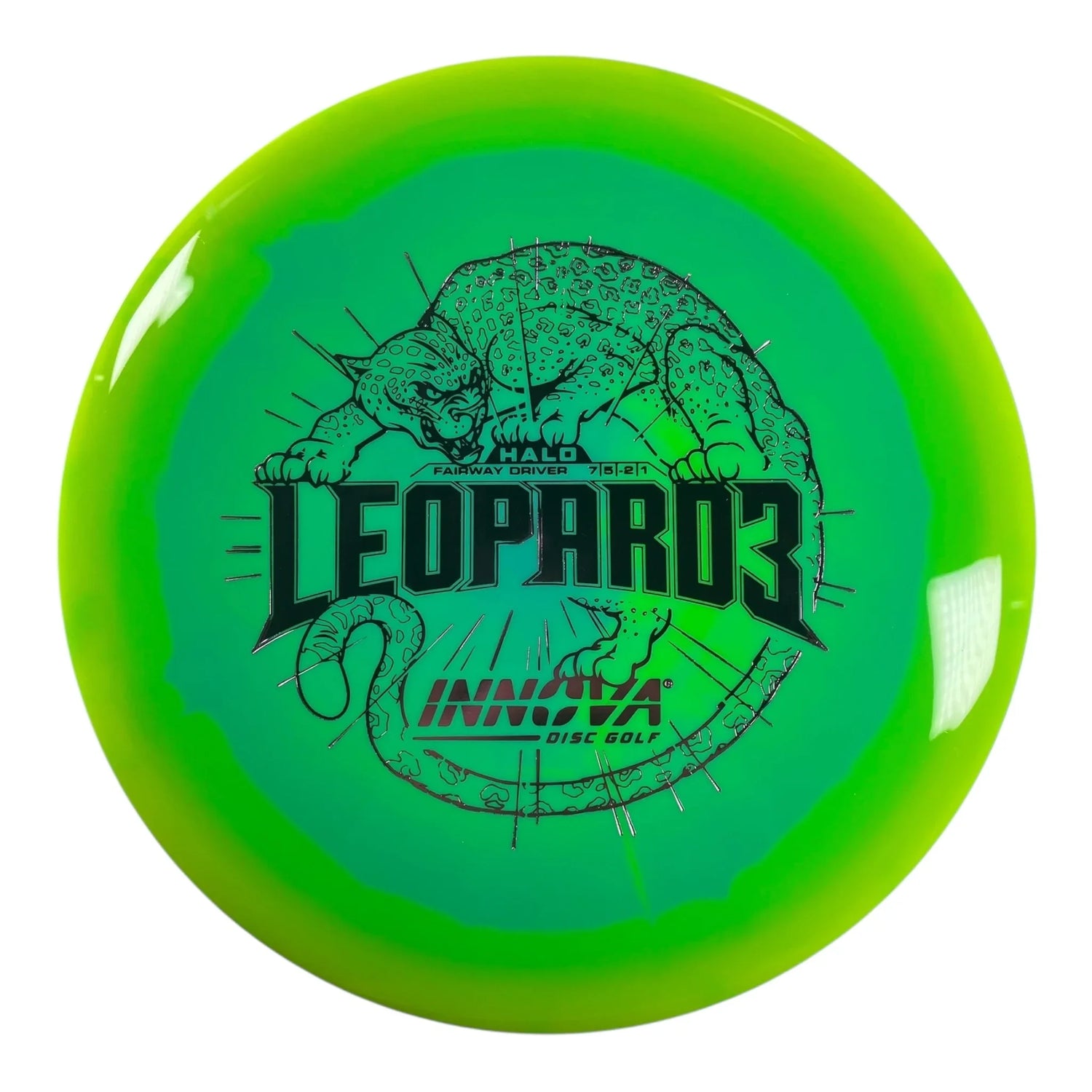 Innova Champion Discs Leopard3 | Halo Star | Green/Purple 173g Disc Golf