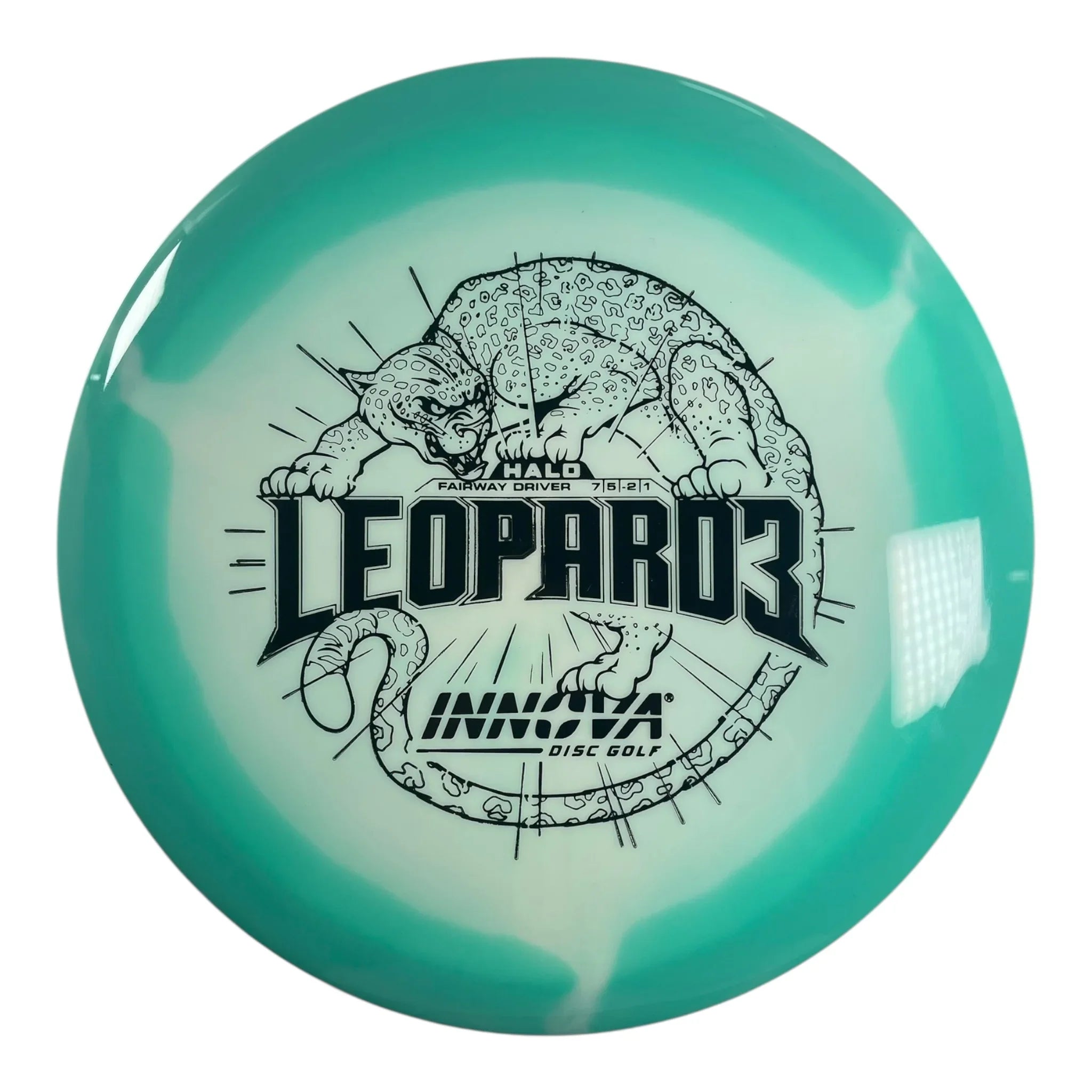Innova Champion Discs Leopard3 | Halo Star | Teal/Black 170g Disc Golf