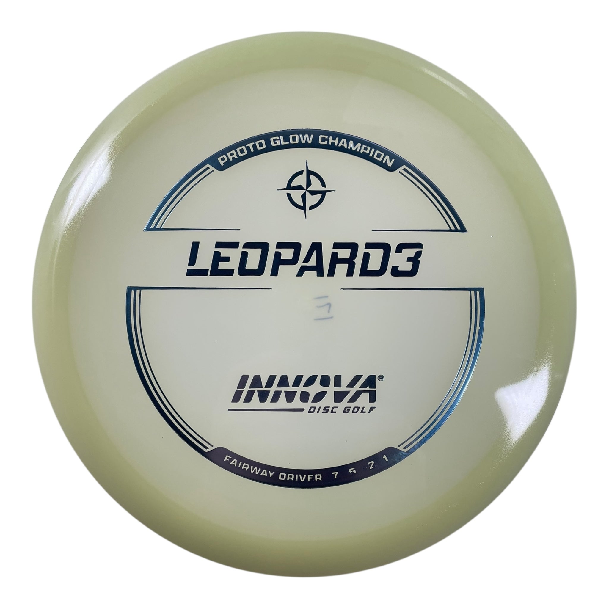 Innova Champion Discs Leopard3 | Proto Glow Champion | Glow/Blue Holo 171g Disc Golf