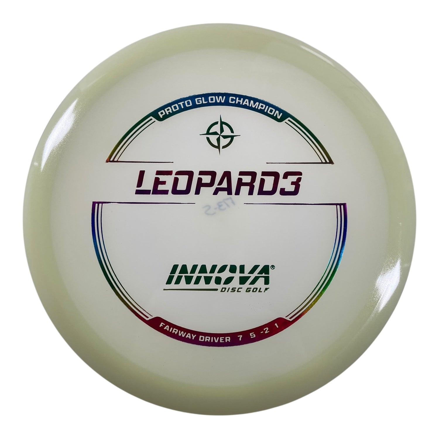 Innova Champion Discs Leopard3 | Proto Glow Champion | Glow/Rainbow 173g Disc Golf