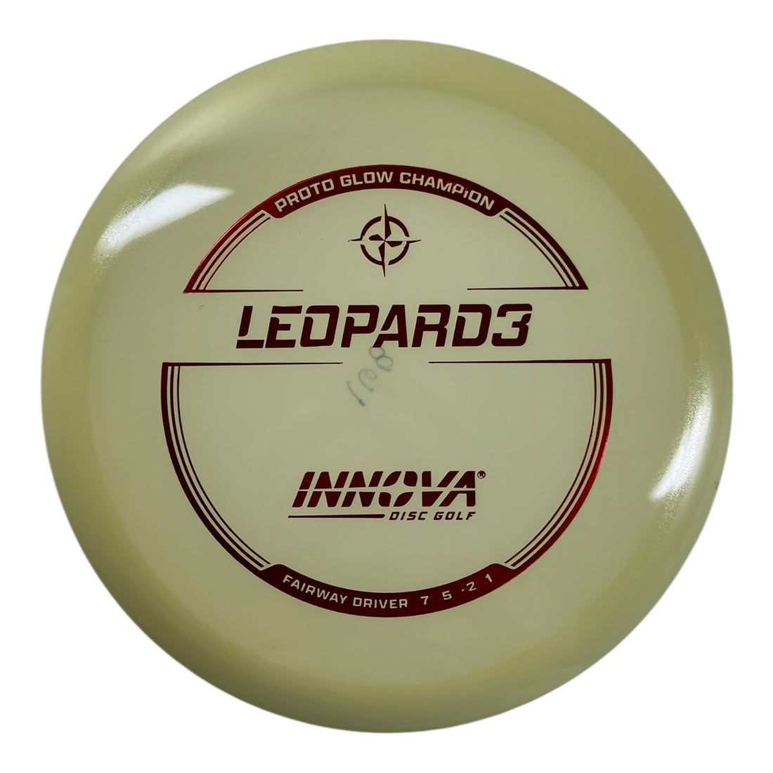 Innova Champion Discs Leopard3 | Proto Glow Champion | Glow/Red 168g Disc Golf