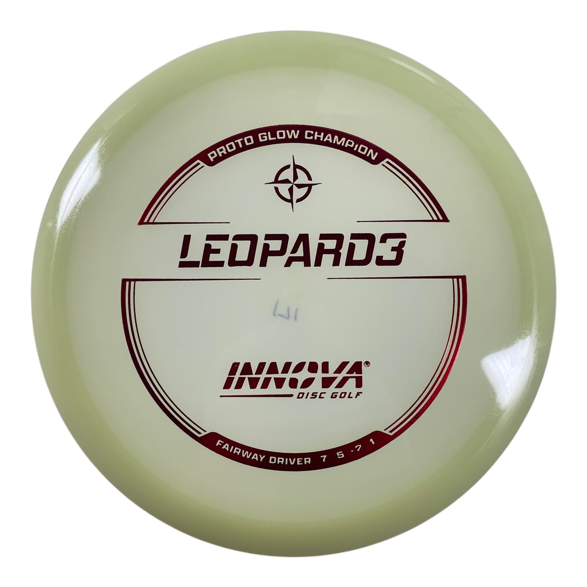 Innova Champion Discs Leopard3 | Proto Glow Champion | Glow/Red 171g Disc Golf