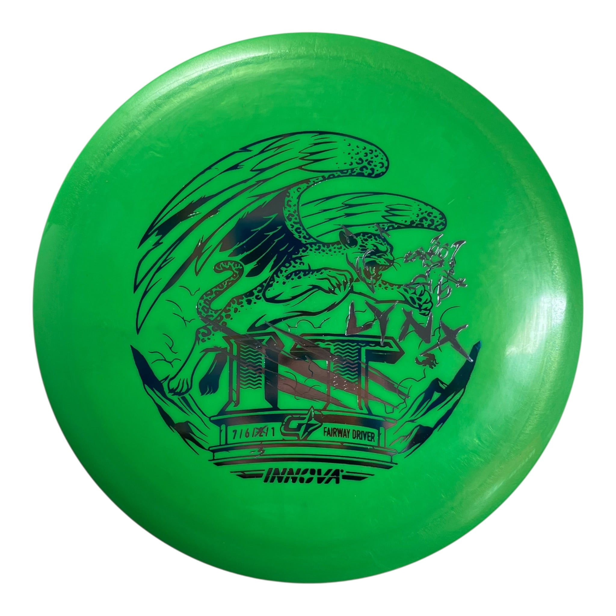 Innova Champion Discs Lynx | GStar | Green/Blue 171g (Over Stamp) Disc Golf