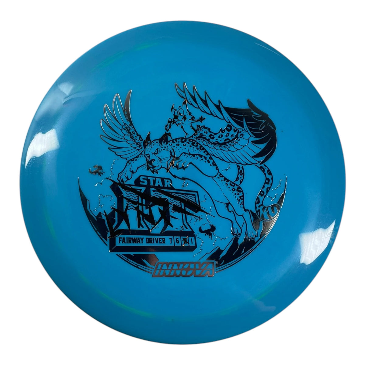 Innova Champion Discs Lynx | Star | Blue/Silver 171g (Over Stamp) Disc Golf