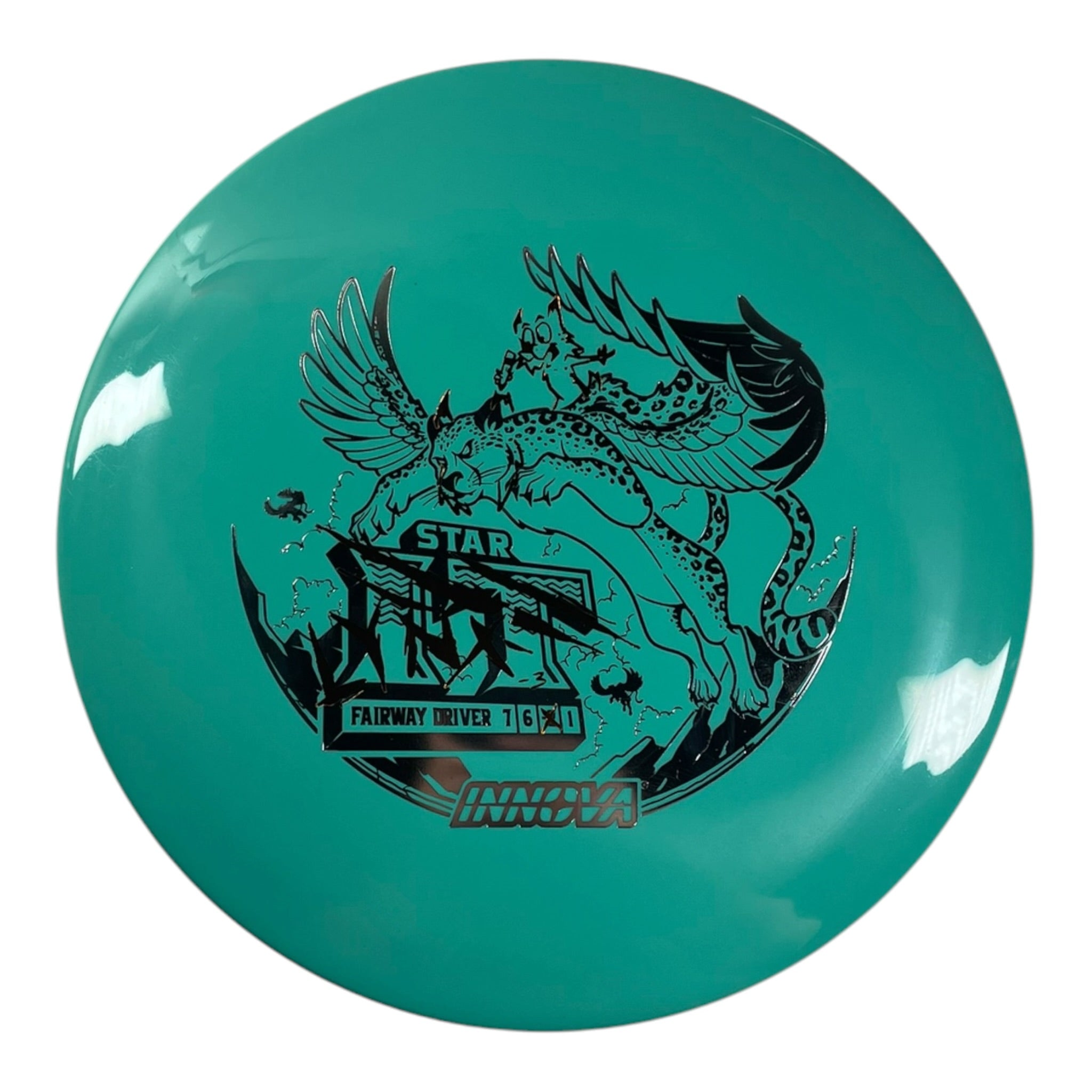 Innova Champion Discs Lynx | Star | Teal/Silver 174g (Over Stamp) Disc Golf
